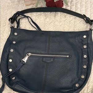Aimee Kestenberg Dark Navy Blue Leather Hobo NWT!!!!